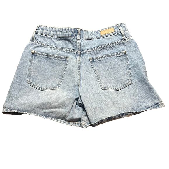 Celebrity Pink Jeans Shorts Size 7 High Rise Hipster Vintage Clash Button Fly - Picture 2 of 8